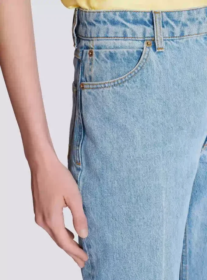 Denim high-waisted jeans Denim high-waisted jeans