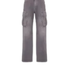 Denim loose-fit cargo jeans