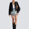Denim skirt with pockets Denim skirt with pockets