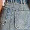 Denim skirt with pockets Denim skirt with pockets