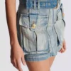 Denim skirt with pockets Denim skirt with pockets