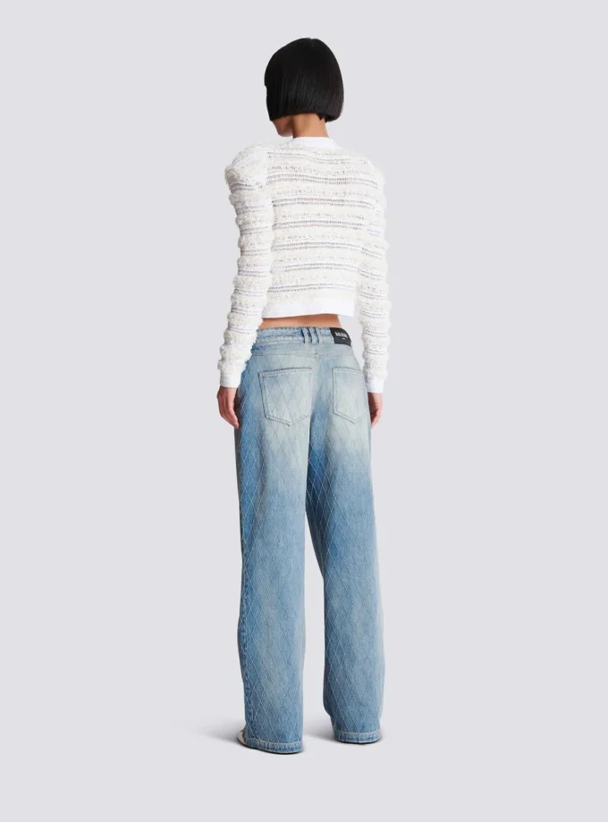 Diamond denim straight-fit jeans Diamond denim straight-fit jeans