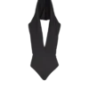 Draped bodysuit with hood Draped bodysuit with hood