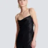 Draped satin top