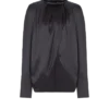 Draped silk blouse Draped silk blouse