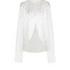 Draped silk blouse Draped silk blouse