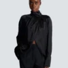 Draped silk blouse Draped silk blouse