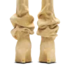 Draped suede Wedge ankle boots