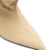 Draped suede Wedge ankle boots