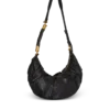 Ebene Hobo bag in calfskin leather Ebene Hobo bag in calfskin leather