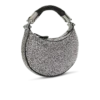 Ebene Mini bag in suede and crystals Ebene Mini bag in suede and crystals