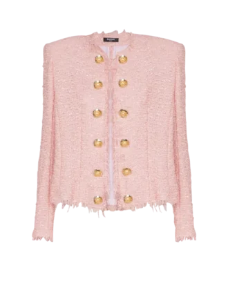 Edge-to-edge sequin tweed jacket Edge-to-edge sequin tweed jacket