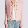 Edge-to-edge sequin tweed jacket Edge-to-edge sequin tweed jacket