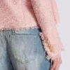 Edge-to-edge sequin tweed jacket Edge-to-edge sequin tweed jacket