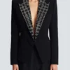 Embroidered 6-buttons jacket Embroidered 6-buttons jacket