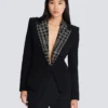Embroidered 6-buttons jacket Embroidered 6-buttons jacket