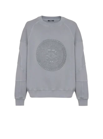 Embroidered Balmain Médaille sweatshirt