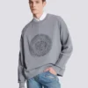 Embroidered Balmain Médaille sweatshirt
