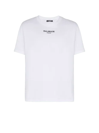 Embroidered Balmain Paris T-shirt