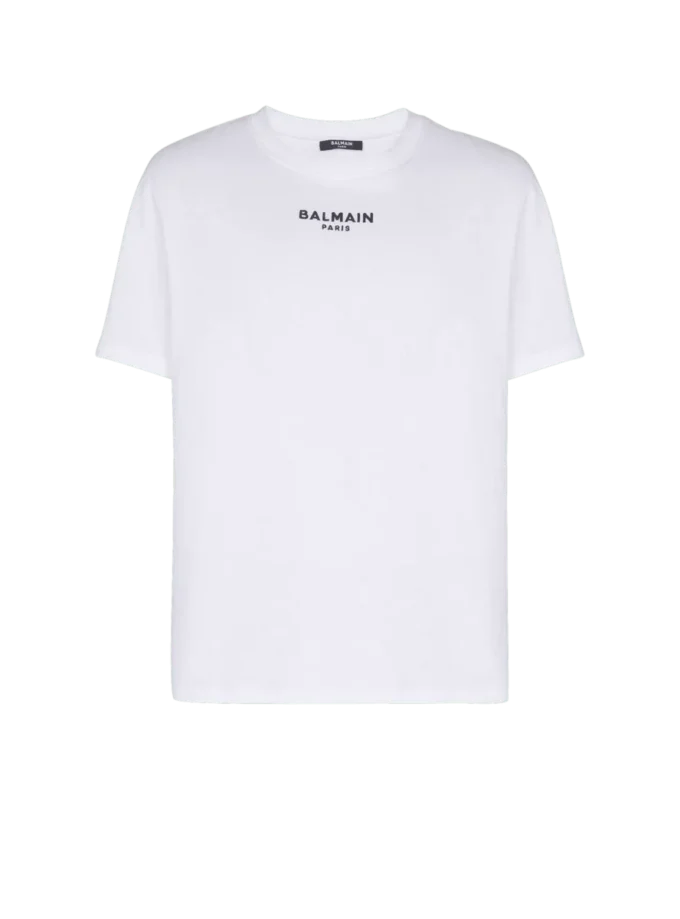Embroidered Balmain Paris T-shirt