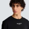 Embroidered Balmain Paris T-shirt
