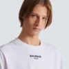 Embroidered Balmain Paris T-shirt