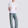 Embroidered Balmain Signature T-shirt Embroidered Balmain Signature T-shirt