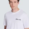 Embroidered Balmain Signature T-shirt Embroidered Balmain Signature T-shirt