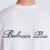 Embroidered Balmain Signature T-shirt Embroidered Balmain Signature T-shirt