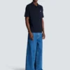 Embroidered cotton polo