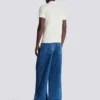 Embroidered cotton polo