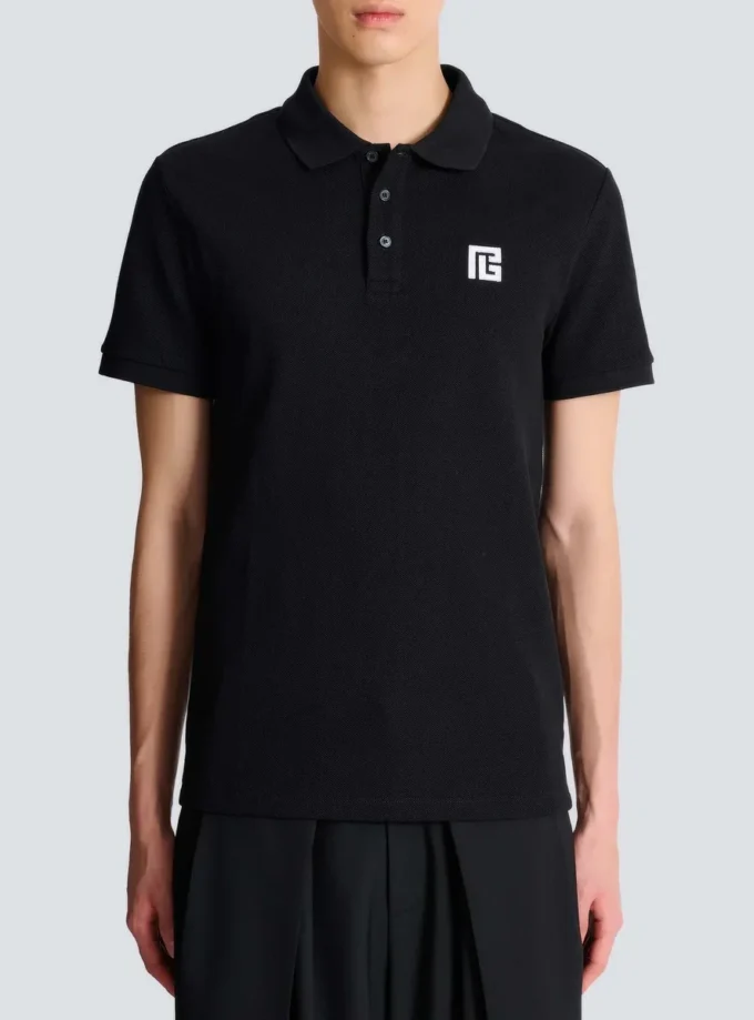Embroidered cotton polo Embroidered cotton polo