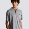 Embroidered cotton polo