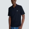 Embroidered cotton polo