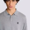 Embroidered cotton polo