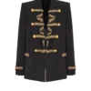 Embroidered crepe jacket