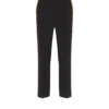 Embroidered crepe straight-leg tailored trousers Embroidered crepe straight-leg tailored trousers