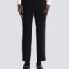 Embroidered crepe straight-leg tailored trousers Embroidered crepe straight-leg tailored trousers