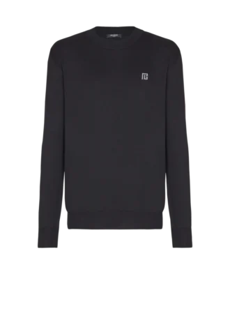 Fine silk and cotton jumper