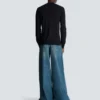 Fine silk and cotton jumper