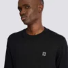 Fine silk and cotton jumper