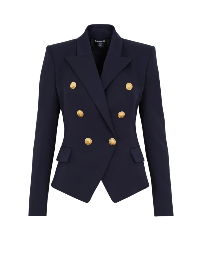 Fitted wool 6-buttons jacket Fitted wool 6-buttons jacket
