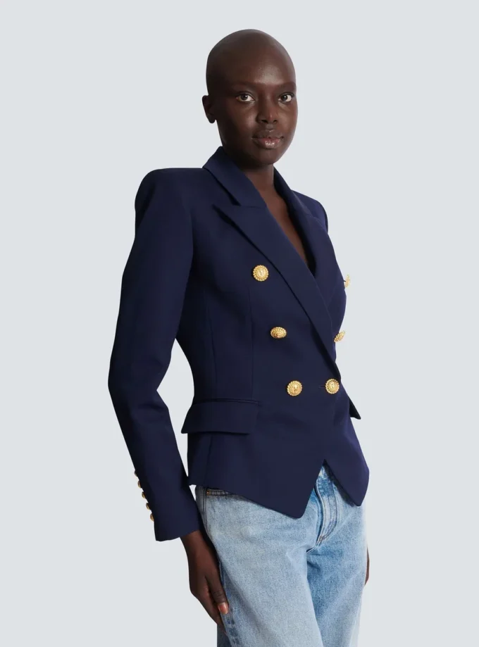 Fitted wool 6-buttons jacket Fitted wool 6-buttons jacket