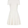 Flared crocodile-knit dress Flared crocodile-knit dress