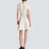 Flared crocodile-knit dress Flared crocodile-knit dress