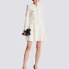 Flared crocodile-knit skirt Flared crocodile-knit skirt