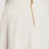 Flared crocodile-knit skirt Flared crocodile-knit skirt