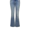 Flared denim jeans