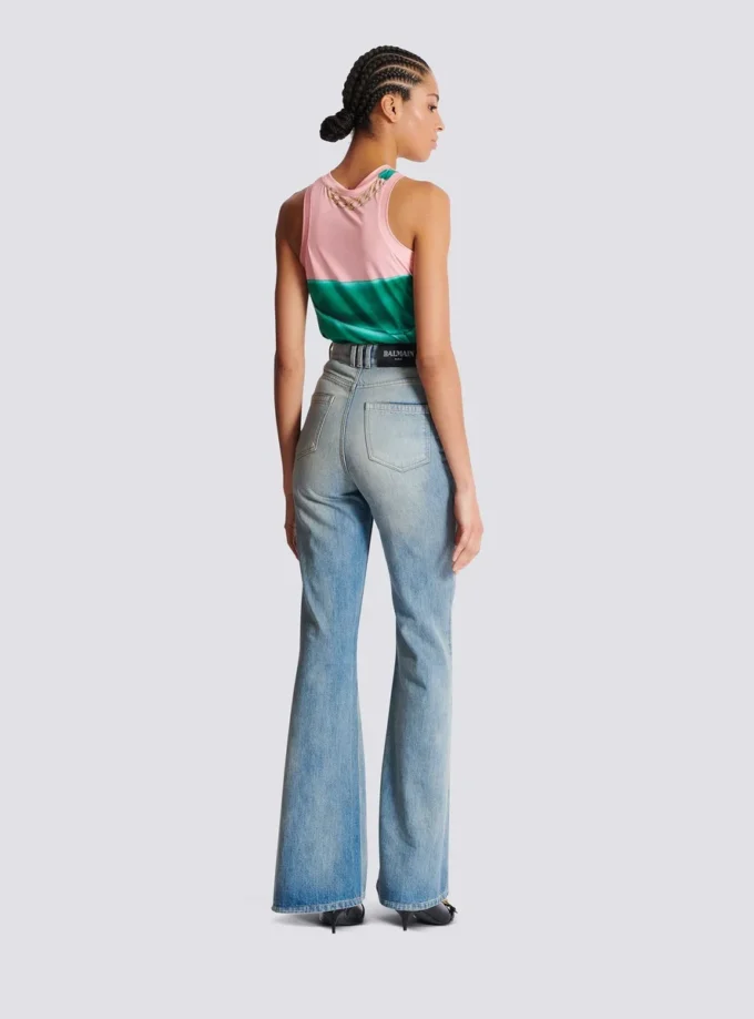 Flared-fit denim jeans Flared-fit denim jeans
