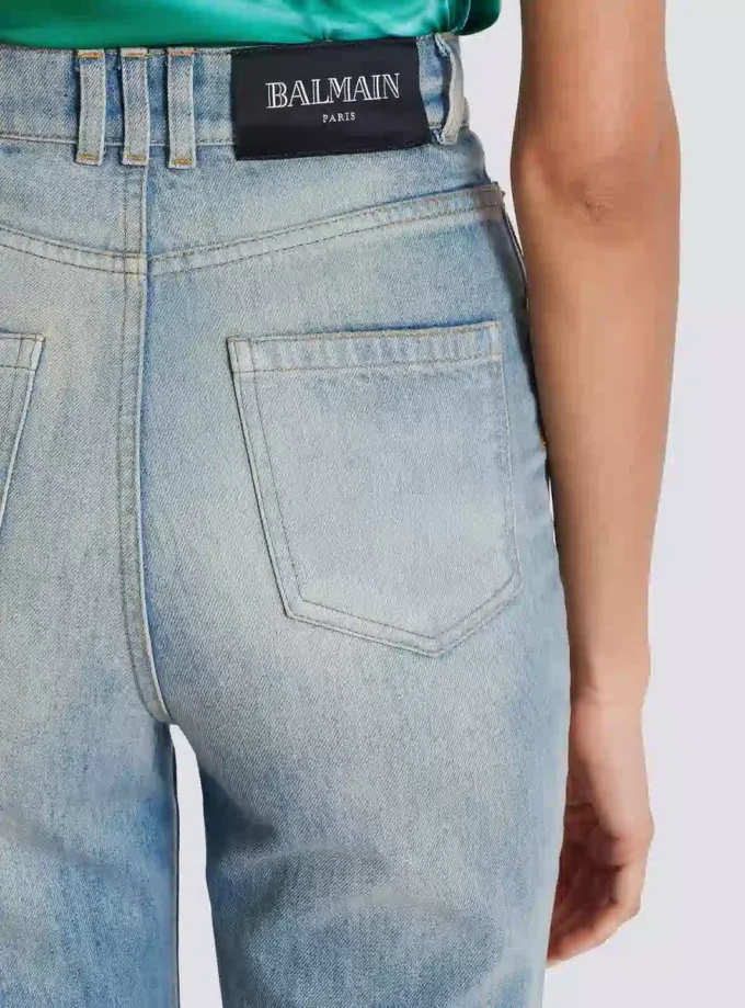 Flared-fit denim jeans Flared-fit denim jeans